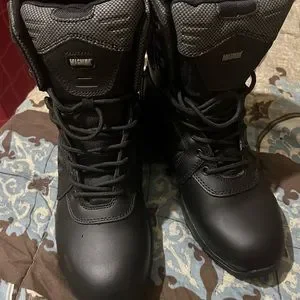 New Black steel toe law enforcement style booth Reliable Police & Law Enforcement Tactical Boots main image 4
